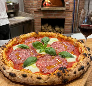Pizza Rindersalami