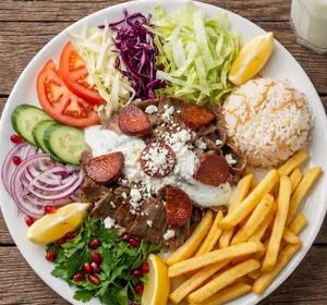 Kebab plate Sucuk